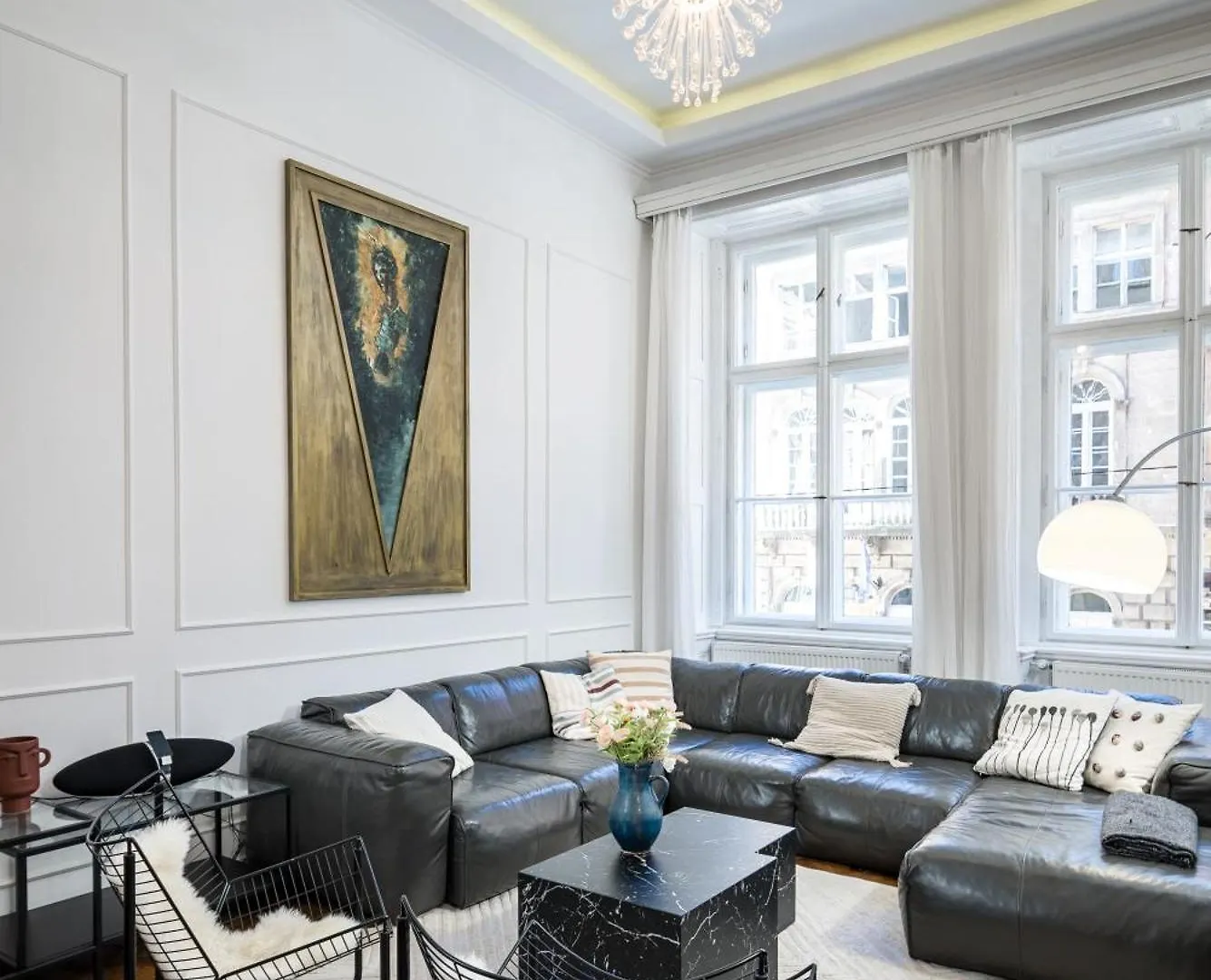 4Br Artdeco Elegance With Sauna 布达佩斯 0*,